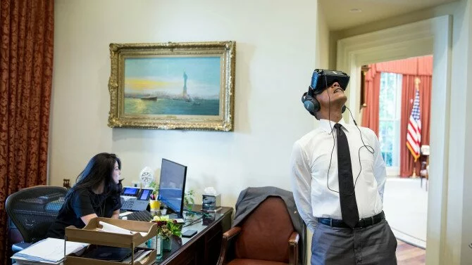 Obama realidad virtual Obama realidad virtual